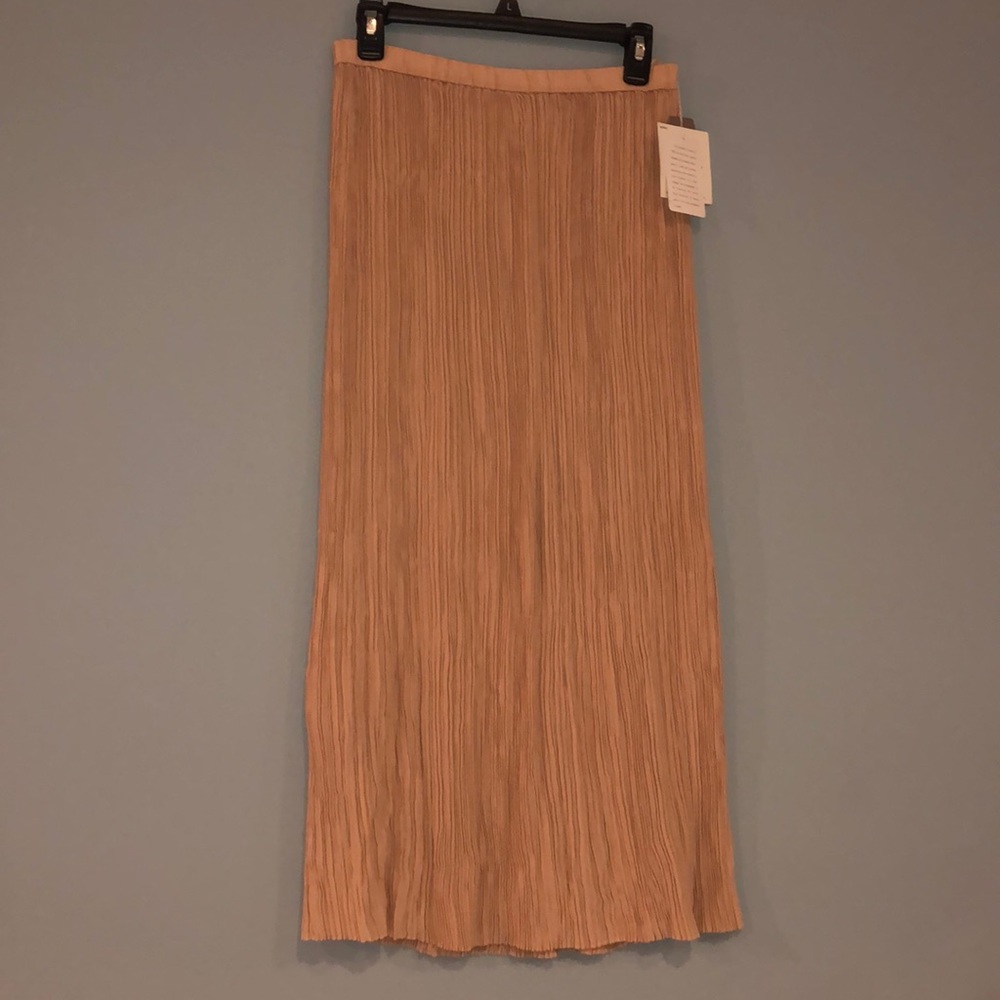 NWT Jones New York silk maxi skirt pleated 12